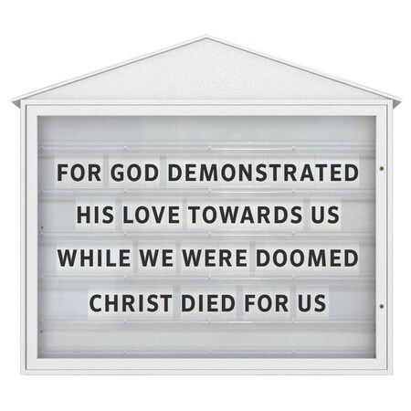 United Visual Products Indoor Enclosed Combo Board, 72"x36", Bronze Frame/Black & Cobalt UVCB7236BZ-BLACK-COBACC